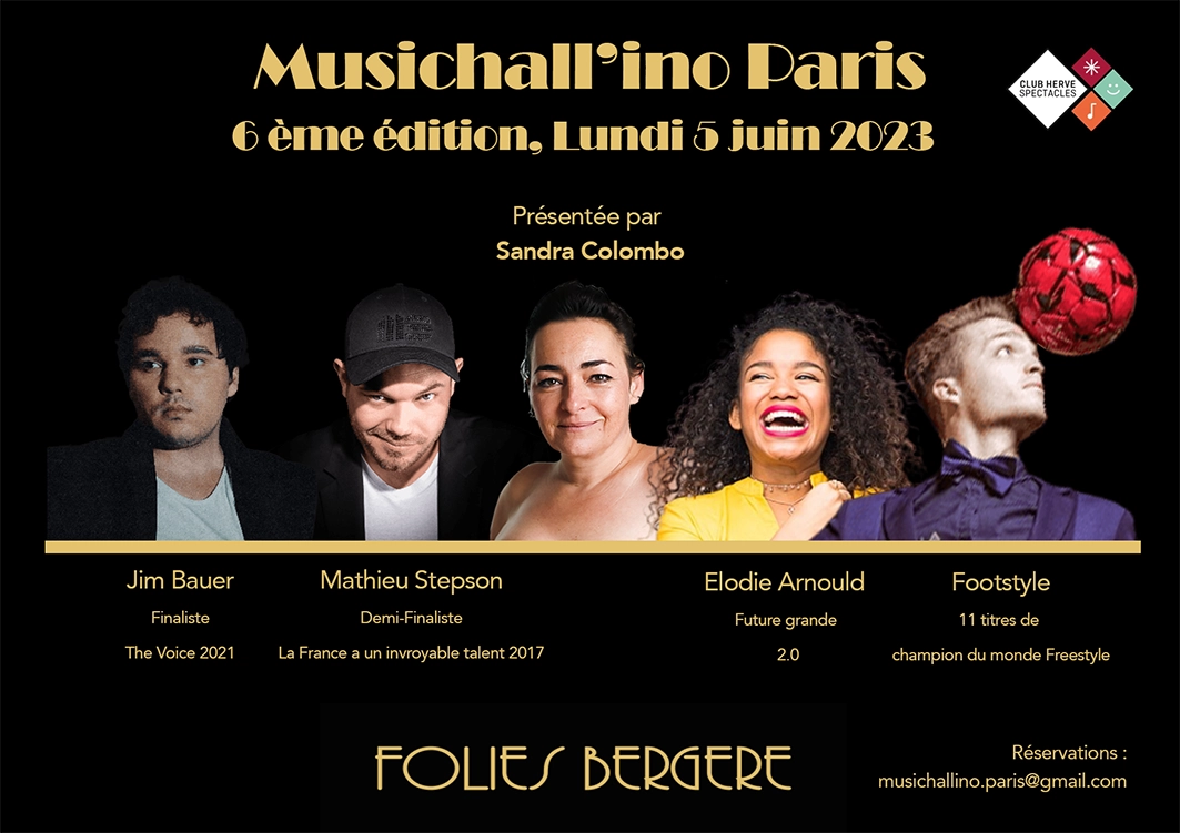 MusicHall'ino 2023 PARIS